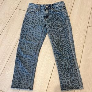 Leopard jeans